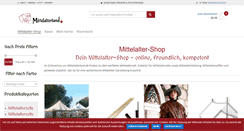 Desktop Screenshot of mittelalterland.de