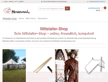 Tablet Screenshot of mittelalterland.de